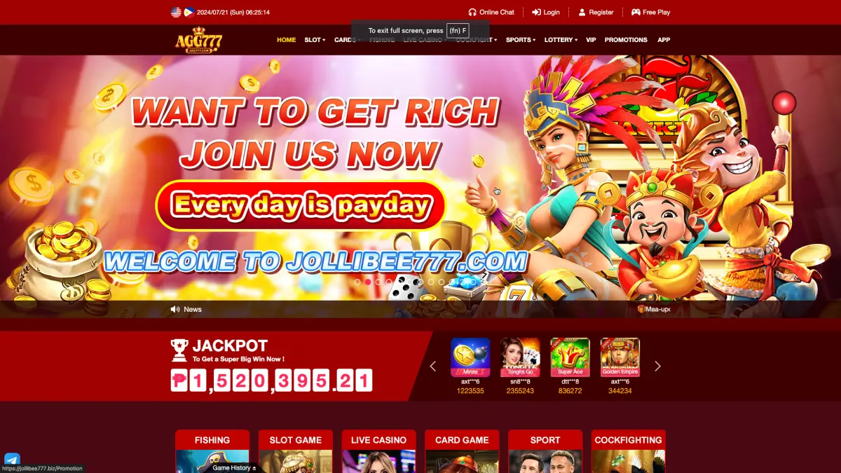 Jollibee 777 official site